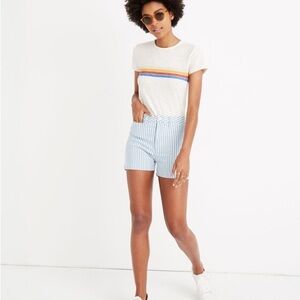 Madewell Emmett Shorts in Railroad Stripe